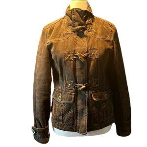BKE Buckle Medium Brown  Corduroy With Toggle Fasteners China